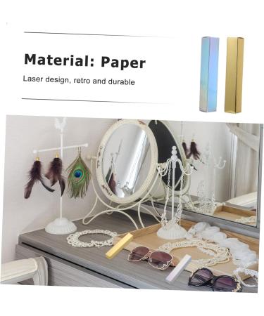 Angoily 100pcs Lip Gloss & Lipstick Box - DIY Packaging for Lip Balm Mascara & Perfume - Eco-Friendly Kraft Cases - Buy Online on GoSupps.com