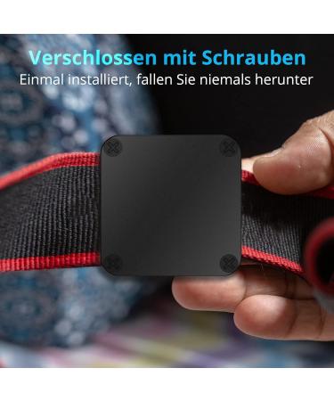 Supmega Airtag Dog Collar Holder - Waterproof Metal Cover for Dogs & Cats - Anti-Loss Airtag Accessories (Black) - Buy Online on GoSupps.com