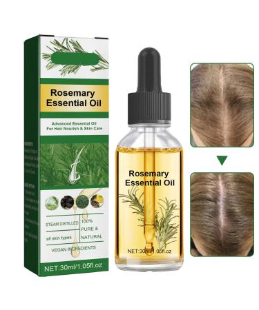 higyee Rosemary Oil Hair Growth Scalp and hair strengthening oil 30 ml hair oil for split ends and scalp hair growth oil for eyebrows eyelashes beard and thinning hair