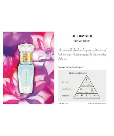 Swiss Arabian Dream Girl For Women - Luxury Products From Dubai - Long Lasting Personal Perfume Oil - A Seductive Exceptionally Made Signature Fragrance - The Luxurious Scent Of Arabia - 0.4 Oz Jasmine - Buy Online on GoSupps.com