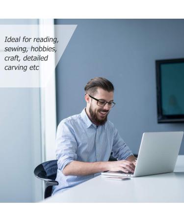 EXCEART 4.0 Folding Reading Glasses - Black Myopia Glasses for Nearsightedness with Portable Bag - Perfect Distance Vision Solution - Buy Online on GoSupps.com