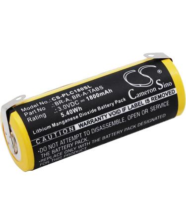Replacement Battery for Panasonic Real-time Clocks & Alarms - BR-A BR-A-TABS 1800mAh/3.0V - International Shipping Available - Buy Online on GoSupps.com