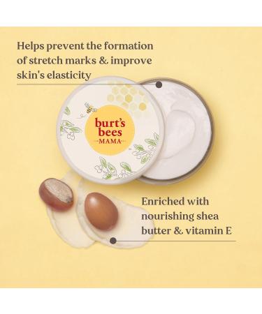 Burt's Bees Stretch Mark Cream & Pregnancy Belly Butter 185g | Shea Butter & Vitamin E - Buy Online on GoSupps.com