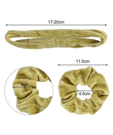 50 Colorful Scrunchy Hair Ties - Elastic Rubber Bands for Girls & Women | Ponytail Hair Jewelry - International Shipping Available - Buy Online on GoSupps.com