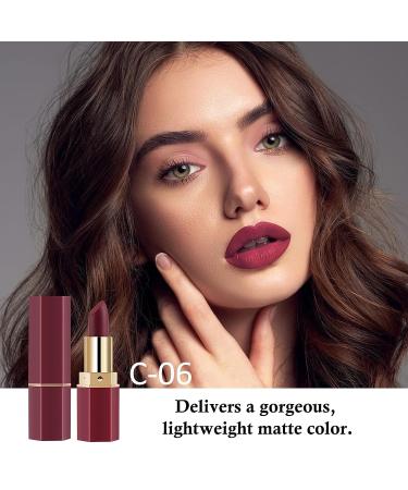Boobeen Matte Lipstick: Long-Lasting Nude Lip Stain for Women & Girls - Waterproof & Non-Stick Cup Soft Satin Finish - Buy Online on GoSupps.com