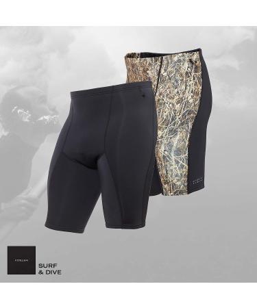 Neoprene Base Layer Shorts - 1MM Insulation, Flexible, Rash Protection - Black X-Large - Buy Online on GoSupps.com