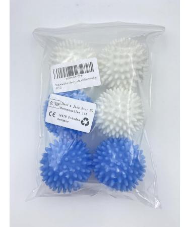 Wohlstand 6 pieces dryer balls for tumble dryers dryer balls dryer ball dryer ball washing ball for fluffy clothes cleaning household laundry reusable - Buy Online on GoSupps.com