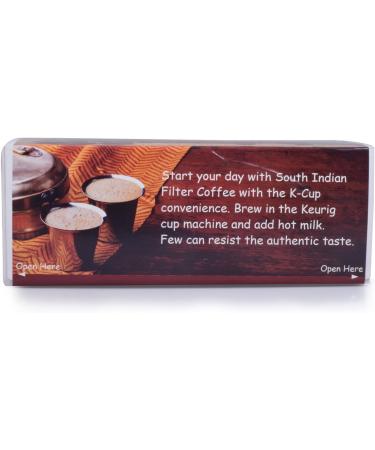  NICK OF TIME Nick of Time K-Cups/Pod Coffee Cups with South Indian Filter Compatible with Keurig with 15% Chicory (AAA Grade) - Pack of 40 - Buy Online on GoSupps.com