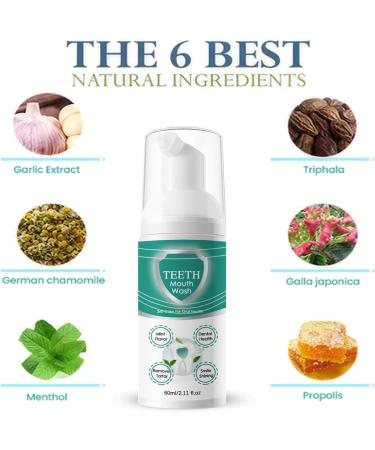 Awzlove Teeth Total Care Mouthwash 2024 Best Tooth Whitening Foam (3 Pieces) | Shop Internationally - Buy Online on GoSupps.com