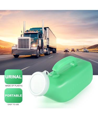 tibiu Male Urine Bottle with Lid Autoclavable for Travel Camping Patient 1.2L Green - Buy Online on GoSupps.com