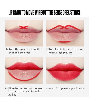 Lip Liner Creamy- Lip Liner Pencil Lip Liner with Sharppens -Vegan Cruelty Free-Matte Lip Liner Smooth and Soft - Precise And Define -Easy to Use liner (02# Peach) - Buy Online on GoSupps.com