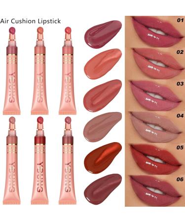  dewdat Liquid Lipstick Waterproof Long-Lasting Non-Stick Does Not Fade Moisturizing High Impact Colour Liquid Lipstick with Flocked Head 10 ml - Buy Online on GoSupps.com