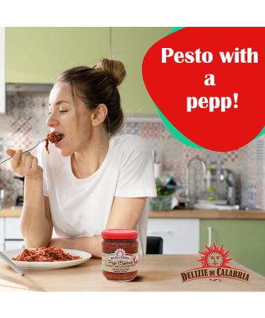 Delizie Di Calabria Pesto Calabrese 6.35 oz (180g) - Buy Online on GoSupps.com