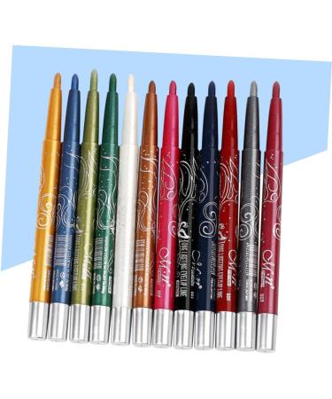  Didiseaon Didiseaon 12Pcs Miss Highlight Women Pen Cosmetic Liquid Eyeliner Set Eyeshadow Pen Eyeliner Makeup Pen Automatic Waterproof Lipstick Pen Shadow - Buy Online on GoSupps.com