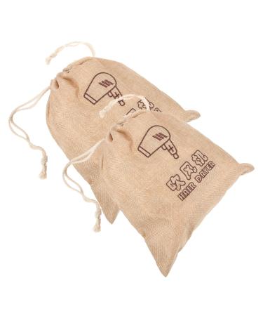 2pcs Storage Bags for Travel Hair Dryer Bag for Drawstring Bag Carrying Bag Wen Wan