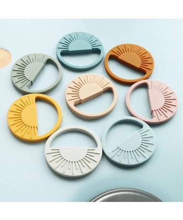 Silicone Baby Teether with Handle - Semicircular Sun Design for Soothing Teething - International Shipping Available - Buy Online on GoSupps.com