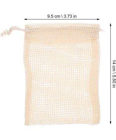 Beaupretty 5Pcs Exfoliating Soap Pouches - Cotton Linen Shower & Spa Accessories (Mixed Colors) | International Shipping Available - Buy Online on GoSupps.com