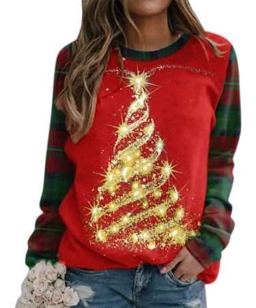 Women's Christmas Sweater with Rudolph & Elf - Cozy Hooded Sweatshirt for Holiday Cheer - Buy Online on GoSupps.com