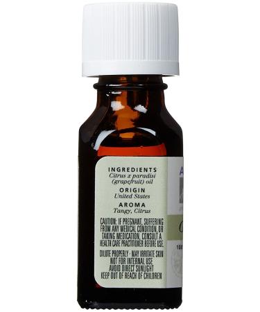 Aura Cacia Pure Grapefruit Essential Oil - 15ml (0.5 fl oz) | Natural Aromatherapy - Buy Online on GoSupps.com