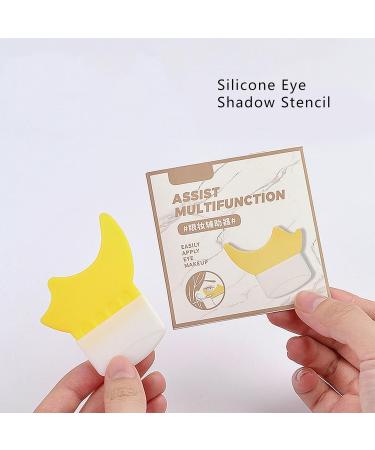 Silicone Eyeliner Template Reusable Versatile Eyeshadow Template for Eye Makeup Eyeliner Applicator Stamp with Eyelash Wing Tips - Buy Online on GoSupps.com