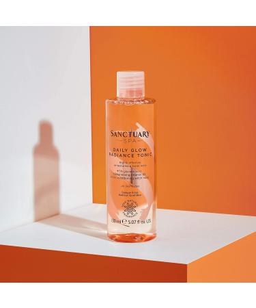 Sanctuary Spa Daily Glow Radiance Tonic Exfoliating Glycolic Toner 150ml - Pack of 1 - Buy Online on GoSupps.com