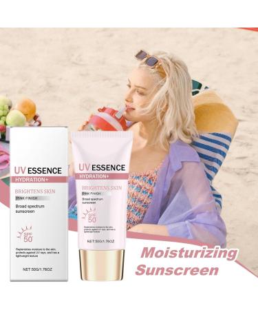 Moisturizing Sunscreen SPF 50+ 50g Daily Face Cream Effective UVA + UVB Protection Sun Protection For Women - Buy Online on GoSupps.com