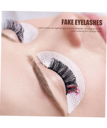 minkissy 14 Pairs False Eyelashes Fake Lashes Fake Eyelashes Cluster Lashes Fluffy Eyelashes Colored Lashes Makeup Eyelashes Individual Lashes Color Lashes Extend Imitation Multi-layer - Buy Online on GoSupps.com