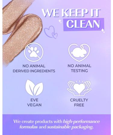 AMTS True Beauty Makeup Liquid Glitter Eyeshadow - Vegan Korean Eye Glitter | Shimmer Eyeshadow Highlighter - Kbeauty KDrama 02 Venus - Buy Online on GoSupps.com