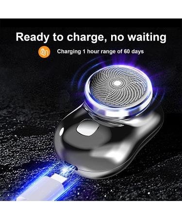 Storm Shaver Electric Razor for Men - Portable Mini Shaver USB Rechargeable Wet & Dry 2023 Upgrade (Black) - International Shipping Available - Buy Online on GoSupps.com