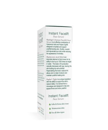 Hyalogic Epsilk Instant Facelift Serum with Hyaluronic Acid & Pepha Tight Formula - 1 fl. oz - Buy Online on GoSupps.com