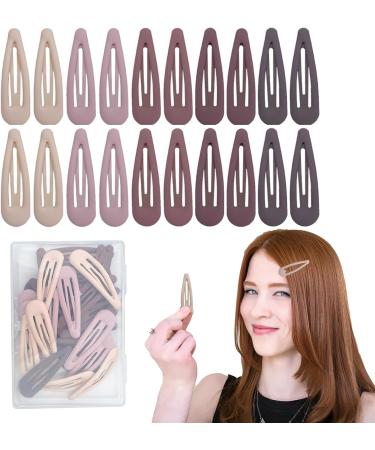 30 Cute Matte Hair Clips for Girls | Multi-Colored Hair Accessories with Box | Perfect for Fine & Thick Hair - Buy Online on GoSupps.com