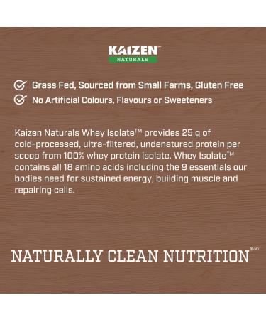 Kaizen Naturals Whey Isolate Decadent Chocolate 840g Pouch Chocolate 28 Servings (Pack of 1) - Buy Online on GoSupps.com