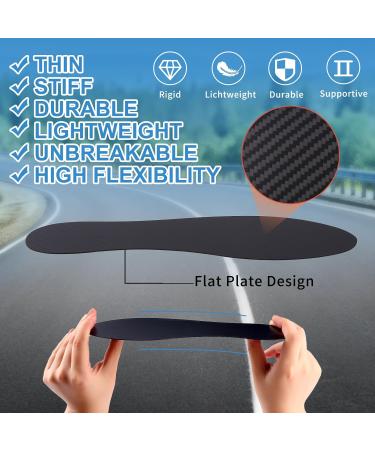 Carbon Fiber Insoles for Men & Women - Rigid Shoe Inserts for Hallux Rigidus Turf Toe & Morton s Toe | Size 10.85 / 275mm - Buy Online on GoSupps.com