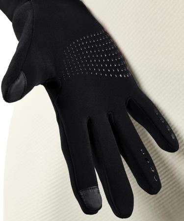 Falke Unisex Brushed Gloves - Touchscreen-Compatible Warm Breathable & Fast-Drying - Black (L-XL) | Ideal for Mild to Cold Temperatures - Buy Online on GoSupps.com