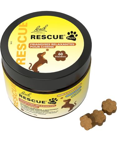 RESCUE Pets Dog Treats Serenity for Pets Ideal for Travel Veterinary Visit Grooming Noise Loneliness Alcohol-free Natural and Vegan - Buy Online on GoSupps.com