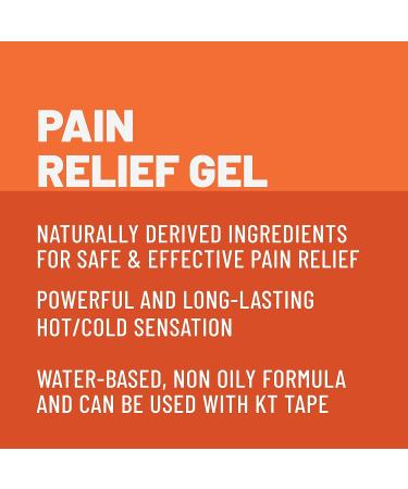 KT Health Pain Relief Gel 3.0 oz Roll-On for Back Pain, Sciatica, Arthritis - Buy Online on GoSupps.com