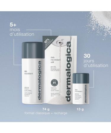 Dermalogica Daily Microfoliant - Exfoliant doux iconique quotidien la poudre de riz. Lisse le grain de peau unifie et illumine le teint 40 g (Lot de 1) - Buy Online on GoSupps.com