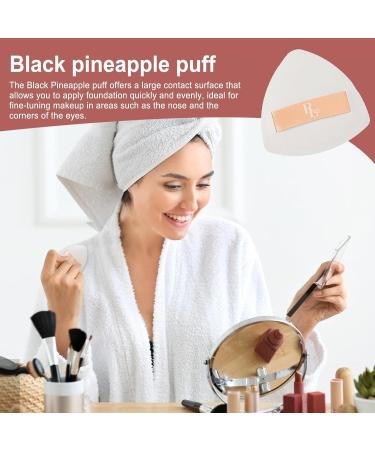 Cushion Puff Makeup Sponges for Foundation - Puff for Wet and Dry Use | Practical Efficient Foundation Pillow Puff Triangular Powder Puff for Foundation Liquid White Pineapple (Boxed) - Buy Online on GoSupps.com