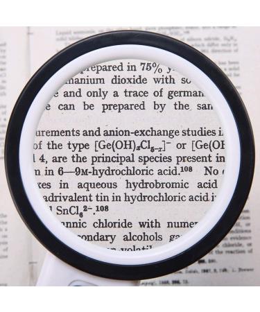 Handheld Magnifying Glass Optical Glass with Light 30X HD Old Reading Amplifier Good Times - Buy Online on GoSupps.com