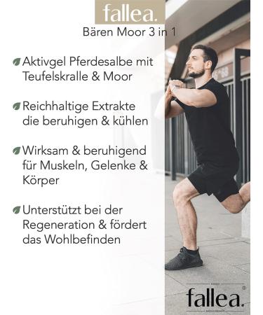 Fallea B ren Moor 3in1 Horse Ointment - 5 x 500ml with Devil Claw & Moor - Soothing Relief for Muscles Joints & Body - 4+1 Free| - Buy Online on GoSupps.com
