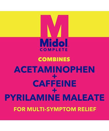 Midol Complete Gelcaps 24-Count Boxes (Pack of 4) - Fast Relief for Menstrual Cramps - Buy Online on GoSupps.com