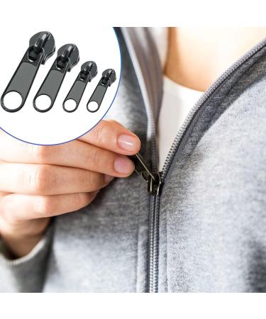 Ryaupy 8-Piece Zipper Replacement Set - Removable Zipper Sliders for Coats Suitcases & Backpacks (Black) - Fix Zippers Easily - Buy Online on GoSupps.com