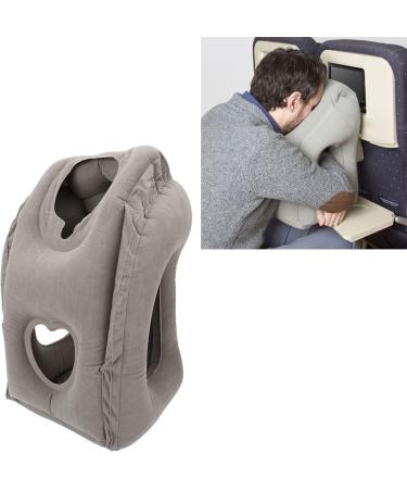 Verdant Touch Sleeping Pillow - Inflatable Travel Snack Cushion | Multifunctional Support for Travel Breathable Design Relieves Fatigue 180 Headrest Compact & Portable - Buy Online on GoSupps.com