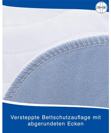Param Bed Protection Pad - Washable Incontinence Pad 85x90 cm | High Comfort & 2300 ml Absorption | Protect Your Bed & Textiles - Buy Online on GoSupps.com