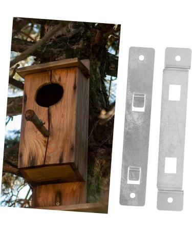 BESPORTBLE 1 Set bird house fixing bracket tool Fixture nest box steel wind chime bird feeder the bird's nest Holder bird feeders bird house fixator hanger outdoor wind chime holder hook up - Buy Online on GoSupps.com