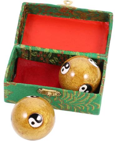 Solustre 6 STK Massage Globe - Hand Training Balls for Stress Relief & Exercises | Metal Rolling Massage Balls for Adults - Buy Online on GoSupps.com