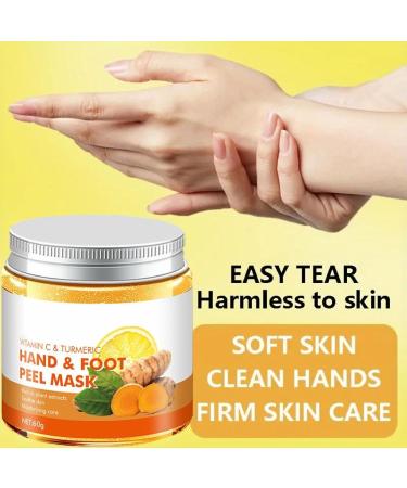 Creme Eclaircissante peau Noir Puissant Peeling Visage Puissant Au Curcuma Masque exfoliant peel-off pour les mains et les pieds Creme claircissant pour les genoux et les chevilles - Buy Online on GoSupps.com