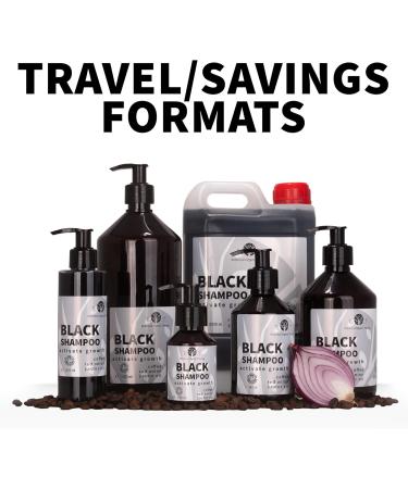 Made in France BOT cosmetic & wellness Black Hair Growth Shampoo Coffee Castor Oil & Red Onion Extract For Oily Hair Supports Hair Growth AntiDandruff Natural Ingredients Dark 250 ml - Buy Online on GoSupps.com