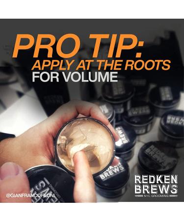 Redken Brews Clay Pomade for Men - High Hold - Fine and Medium Hair - 3.4 fl. oz - Buy Online on GoSupps.com