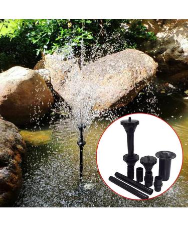 TOSSPER Fountain Pump Nozzle Set Multifunction Plastic Waterfall Garden Spray for Pool Pond Fountain Submersible Pump - Buy Online on GoSupps.com